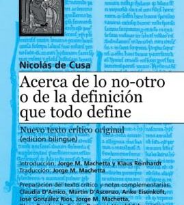 Acerca de lo no-otro o de la definición que todo define  (ed. bilingüe)