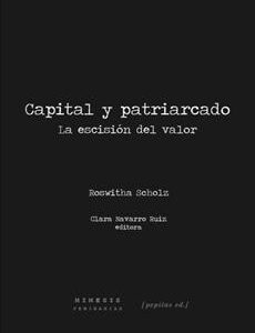 Capital y patriarcado. La escisión del valor