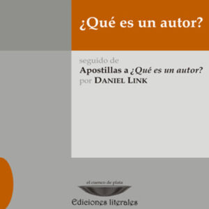 ¿Qué es un autor?