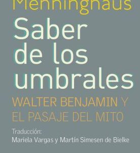 Saber de los umbrales. Walter Benjamin y el pasaje del mito